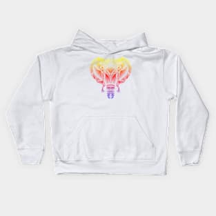 Elephant Rainbow Kids Hoodie